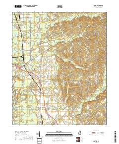 Amory SW 2018 topographic map thumbnail