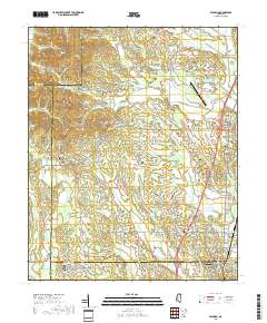 Baldwyn 2018 topographic map thumbnail