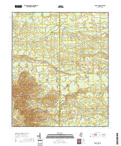 Barge Lake 2018 topographic map thumbnail