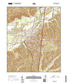 Batesville 2018 topographic map thumbnail