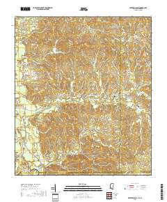 Baxterville SW 2018 topographic map thumbnail