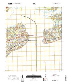 Bay Saint Louis 2018 topographic map thumbnail