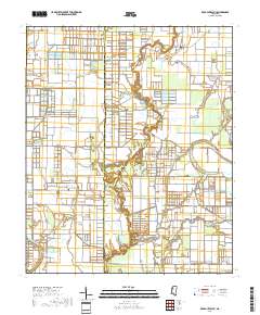 Bear Gut Bayou 2018 topographic map thumbnail