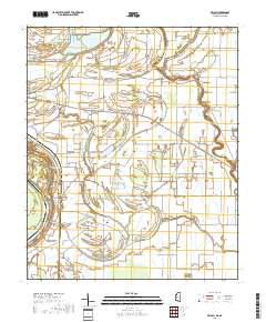 Beulah 2018 topographic map thumbnail