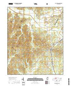Blue Mountain 2018 topographic map thumbnail