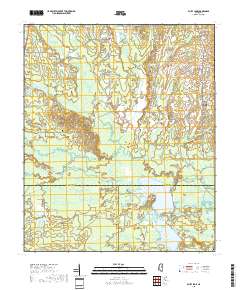 Bluff Lake 2018 topographic map thumbnail