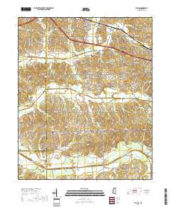 Byhalia 2018 topographic map thumbnail