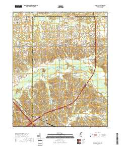 Byhalia NW 2018 topographic map thumbnail
