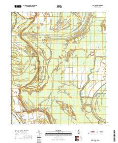 Cane Bayou 2018 topographic map thumbnail