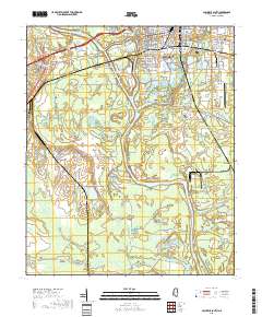 Columbus South 2018 topographic map thumbnail