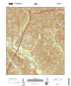 Dixie 2018 topographic map thumbnail