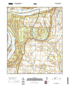 Friars Point 2018 topographic map thumbnail