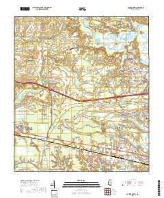Gautier North 2018 topographic map thumbnail