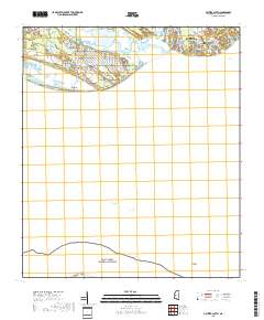 Gautier South 2018 topographic map thumbnail