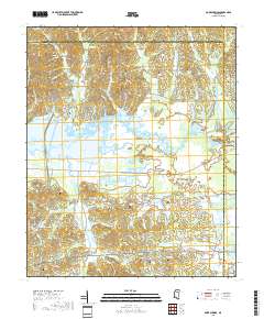 Gore Springs 2018 topographic map thumbnail