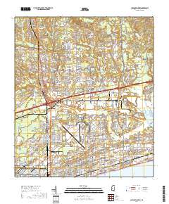 Gulfport North 2018 topographic map thumbnail