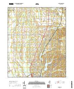 Guntown 2018 topographic map thumbnail