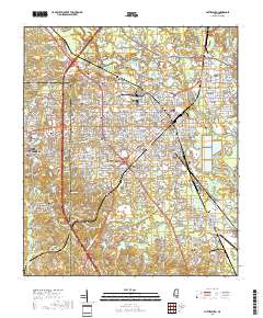 Hattiesburg 2018 topographic map thumbnail