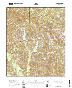 Hattiesburg SW 2018 topographic map thumbnail