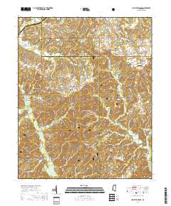 Holly Springs SE 2018 topographic map thumbnail