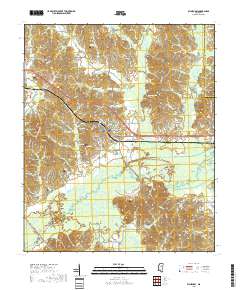 Kilmichael 2018 topographic map thumbnail