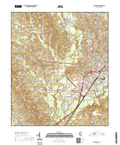 Laurel West 2018 topographic map thumbnail