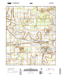 Leland 2018 topographic map thumbnail
