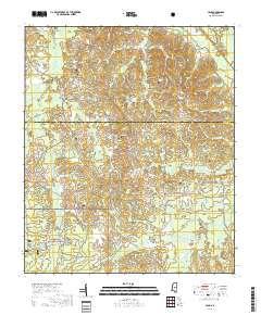Lena 2018 topographic map thumbnail
