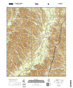 Louin 2018 topographic map thumbnail