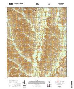 Louin SW 2018 topographic map thumbnail