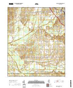 New Albany West 2018 topographic map thumbnail
