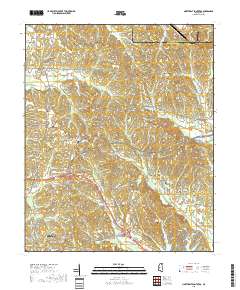 Northeast Pontotoc 2018 topographic map thumbnail