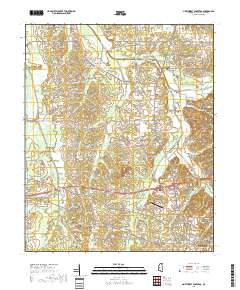 Northwest Pontotoc 2018 topographic map thumbnail