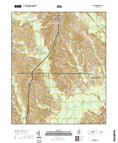 Noxapater 2018 topographic map thumbnail