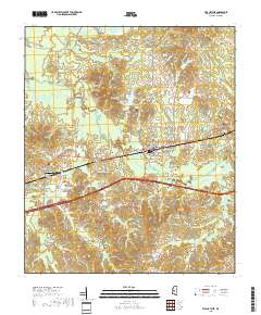 Pelahatchie 2018 topographic map thumbnail