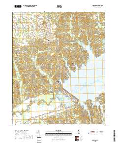 Sardis Dam 2018 topographic map thumbnail