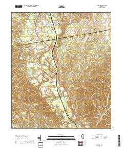 Shubuta 2018 topographic map thumbnail