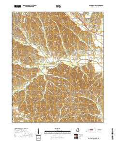 Southeast Pontotoc 2018 topographic map thumbnail