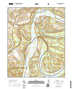 Stubbs Island 2018 topographic map thumbnail