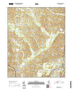 Tishomingo 2018 topographic map thumbnail