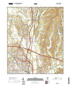 Tupelo 2018 topographic map thumbnail