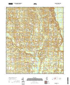 Vancleave 2018 topographic map thumbnail