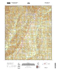 Woodville 2018 topographic map thumbnail