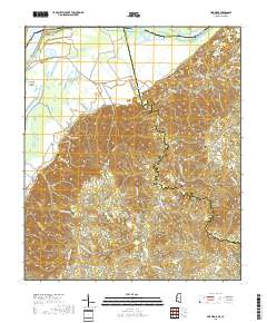 Pine Ridge 2018 topographic map thumbnail