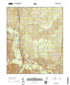 Porterville 2018 topographic map thumbnail