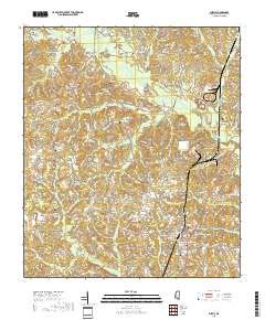 Purvis 2018 topographic map thumbnail