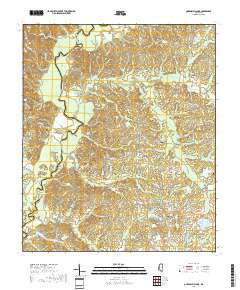 Queens Hill Lake 2018 topographic map thumbnail