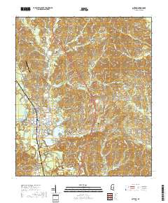 Quitman 2018 topographic map thumbnail
