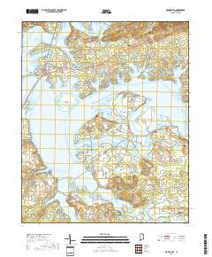 Cedar Bluff 2018 topographic map thumbnail