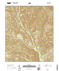 China 2018 topographic map thumbnail